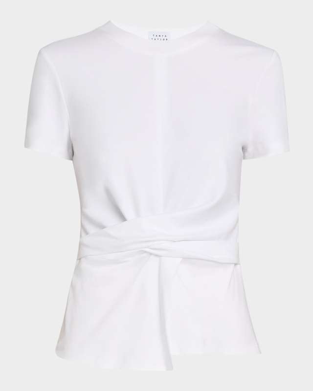 Kelsey Short-Sleeve Gathered T